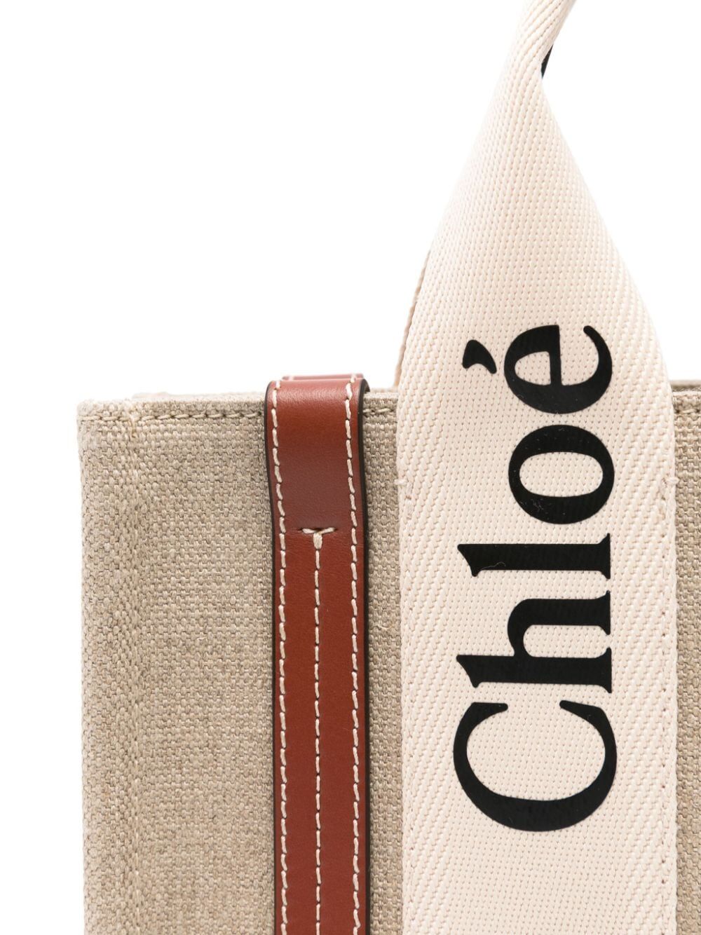 CHLOE Chloe Women Tote Bag "Woody" Piccola In Lino