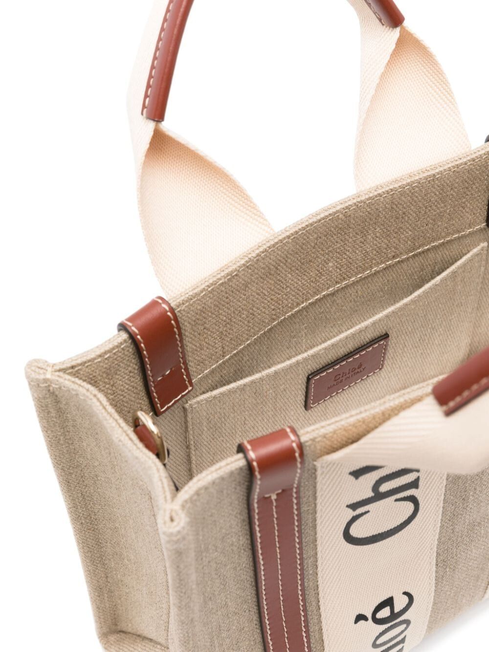 CHLOE Chloe Women Tote Bag "Woody" Piccola In Lino