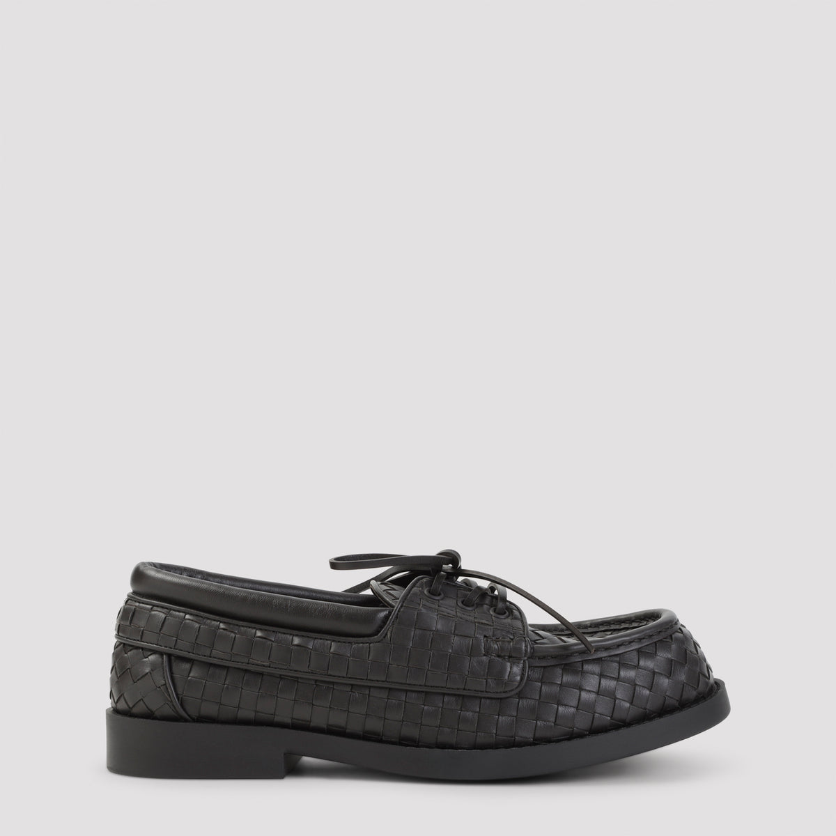 Bottega Veneta Pier Intrecciato Boat Shoes Men