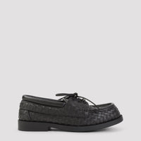 Bottega Veneta Pier Intrecciato Boat Shoes Men
