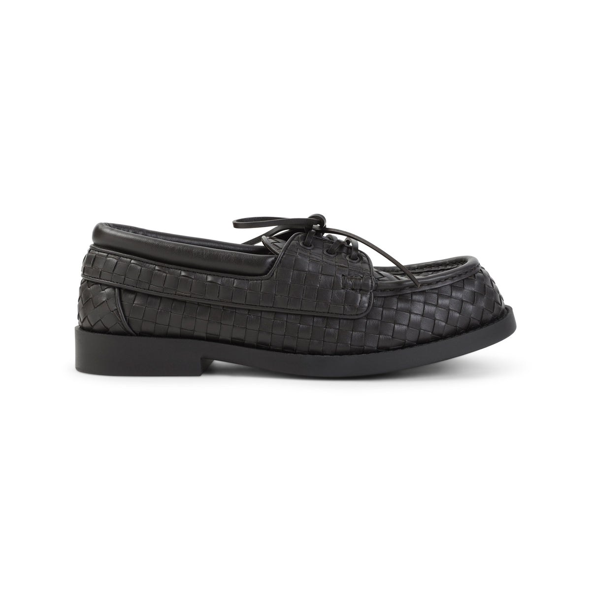 Bottega Veneta Pier Intrecciato Boat Shoes Men