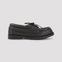 Bottega Veneta Pier Intrecciato Boat Shoes Men