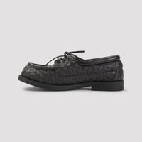 Bottega Veneta Pier Intrecciato Boat Shoes Men