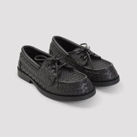 Bottega Veneta Pier Intrecciato Boat Shoes Men