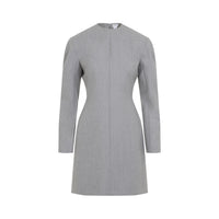 Bottega Veneta Compact Wool Mini Dress Women