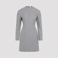 Bottega Veneta Compact Wool Mini Dress Women
