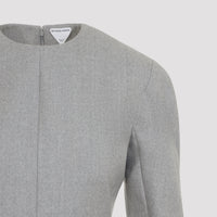 Bottega Veneta Compact Wool Mini Dress Women