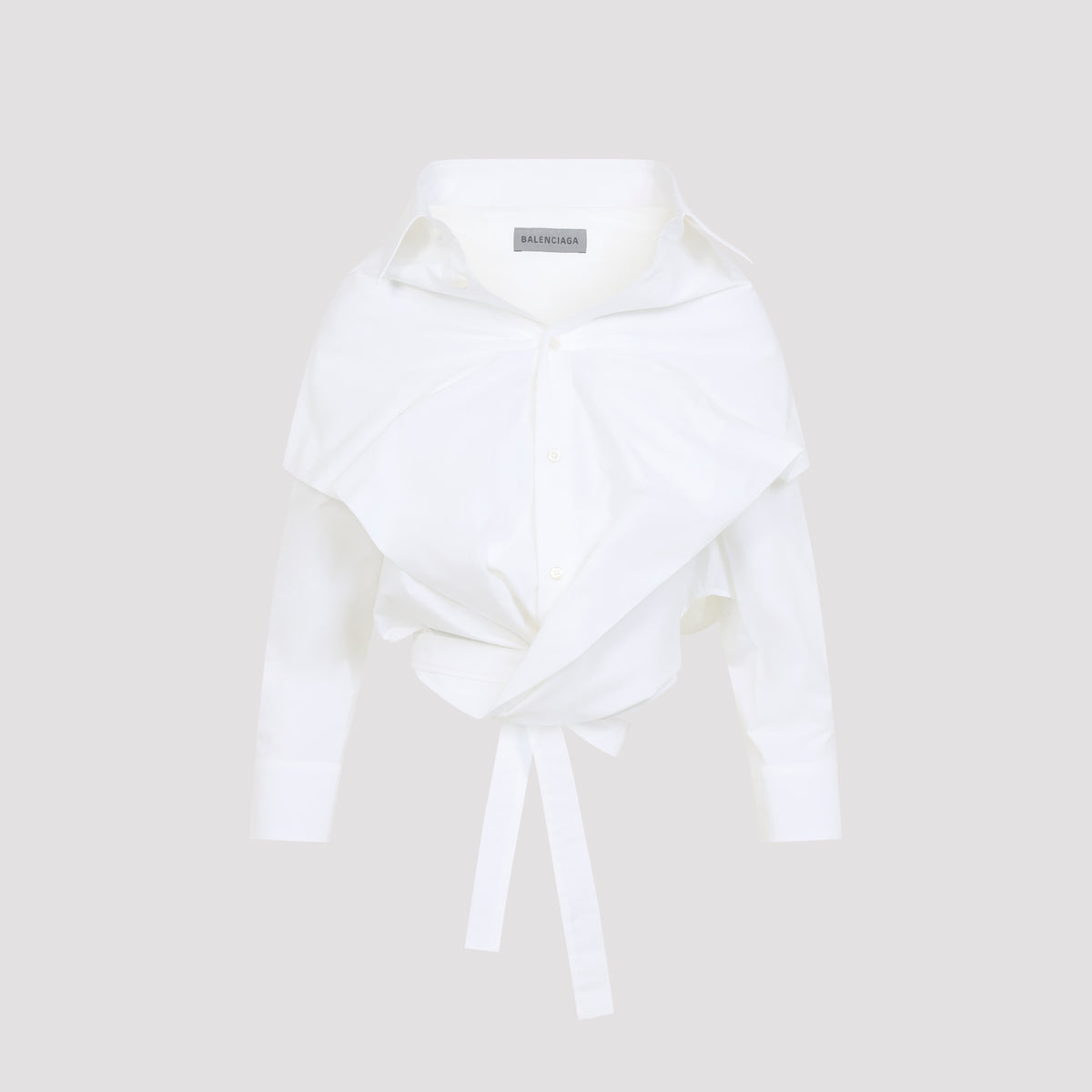 Balenciaga Off Shoulder Shirt Women