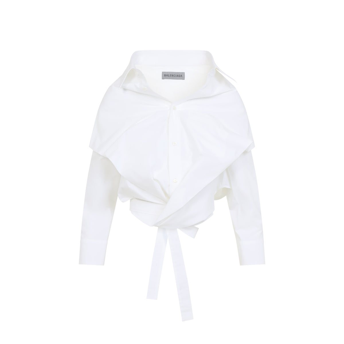 Balenciaga Off Shoulder Shirt Women
