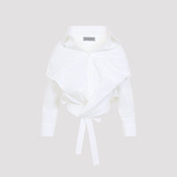Balenciaga Off Shoulder Shirt Women
