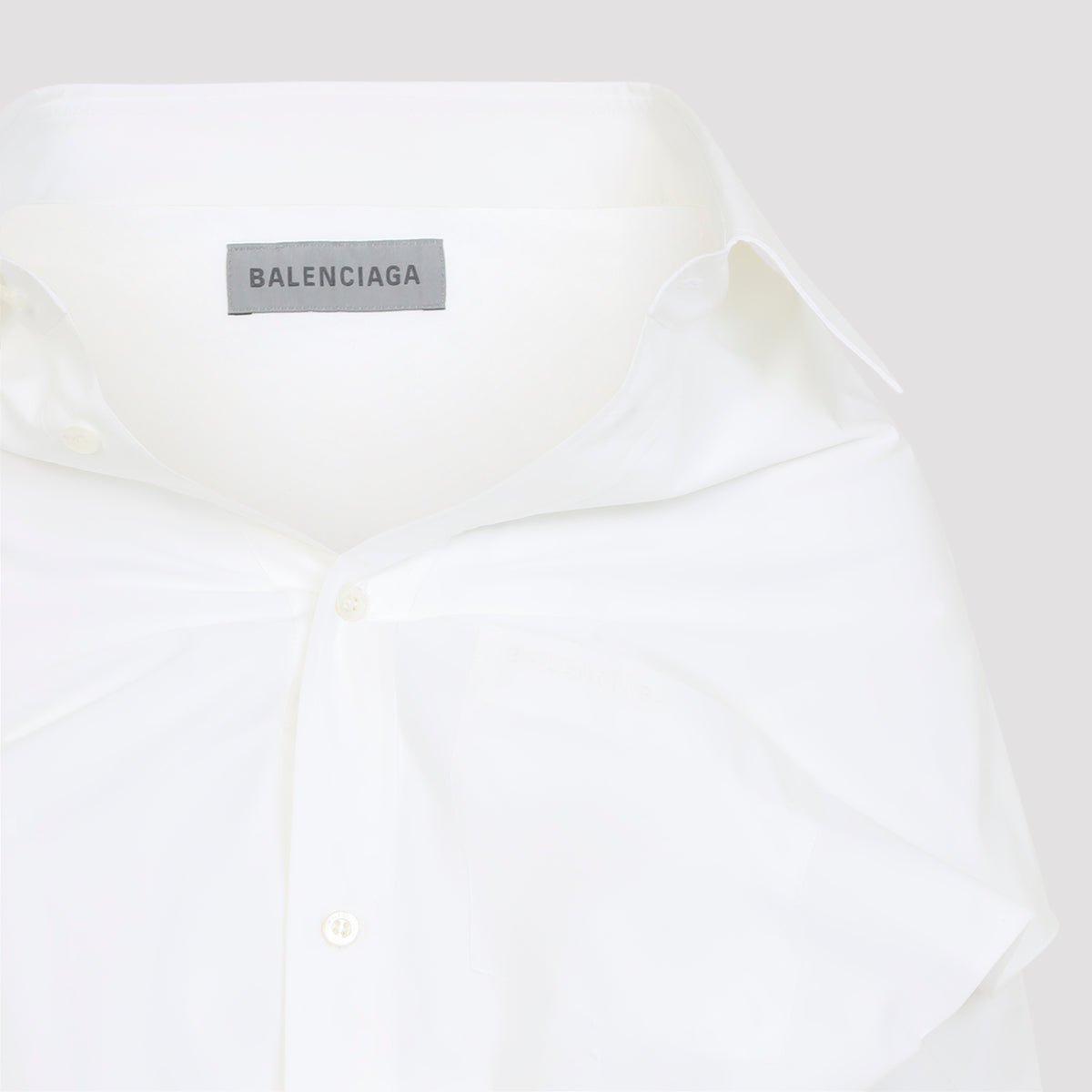 Balenciaga Off Shoulder Shirt Women