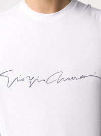 GIORGIO ARMANI Giorgio Armani Men Asv Stretch-Viscose T-Shirt With Signature Logo