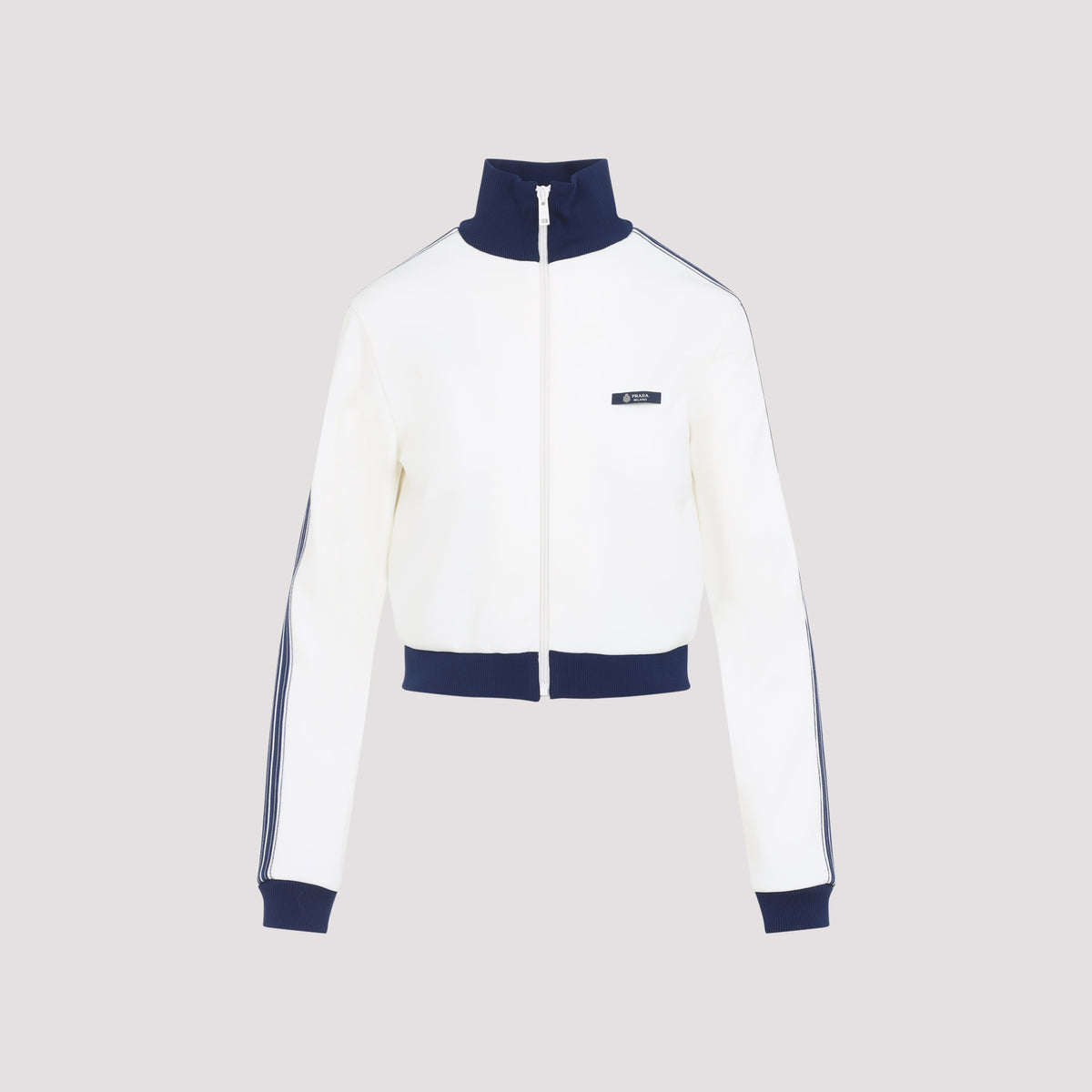 Prada Zip-Up Logo Jacket Women