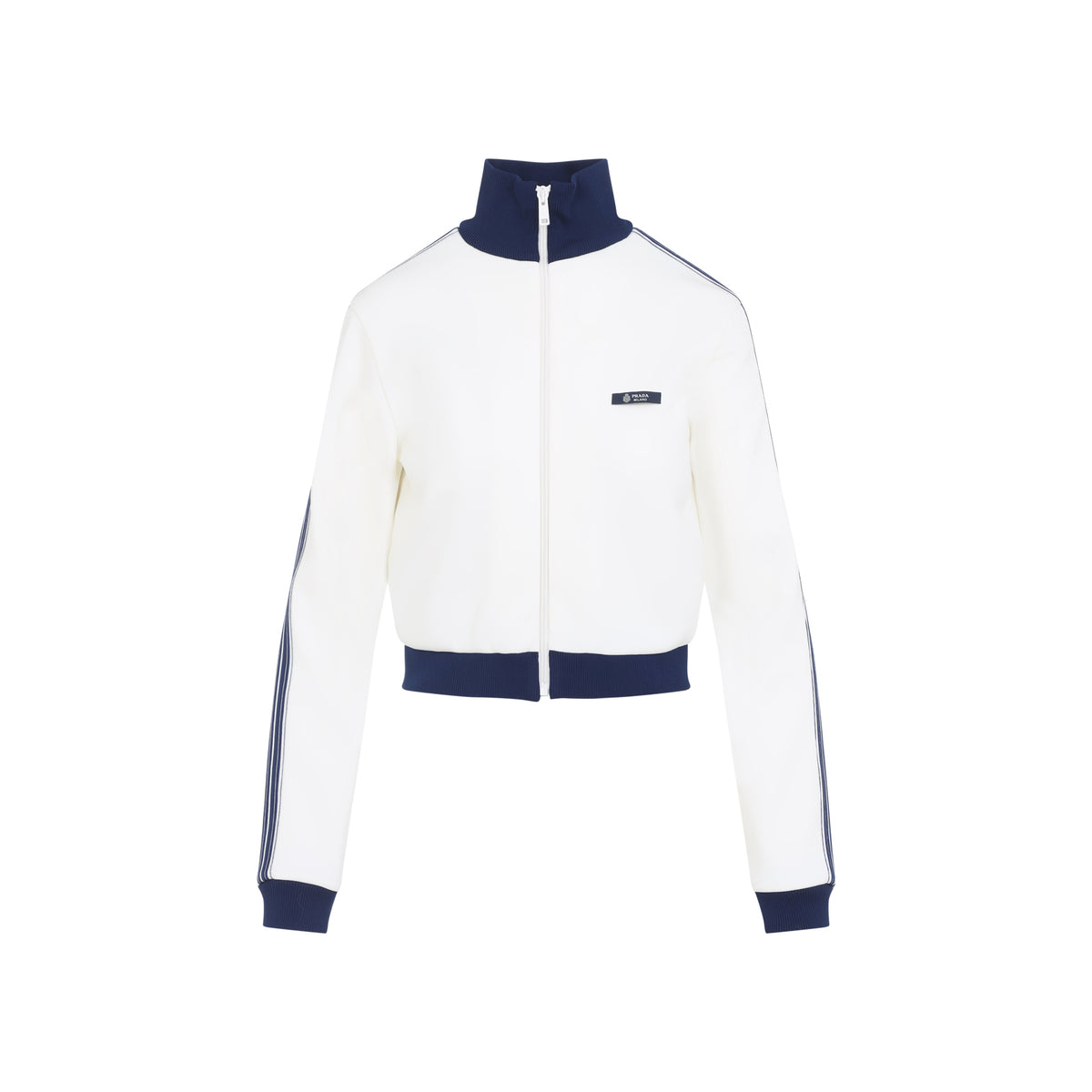 Prada Zip-Up Logo Jacket Women