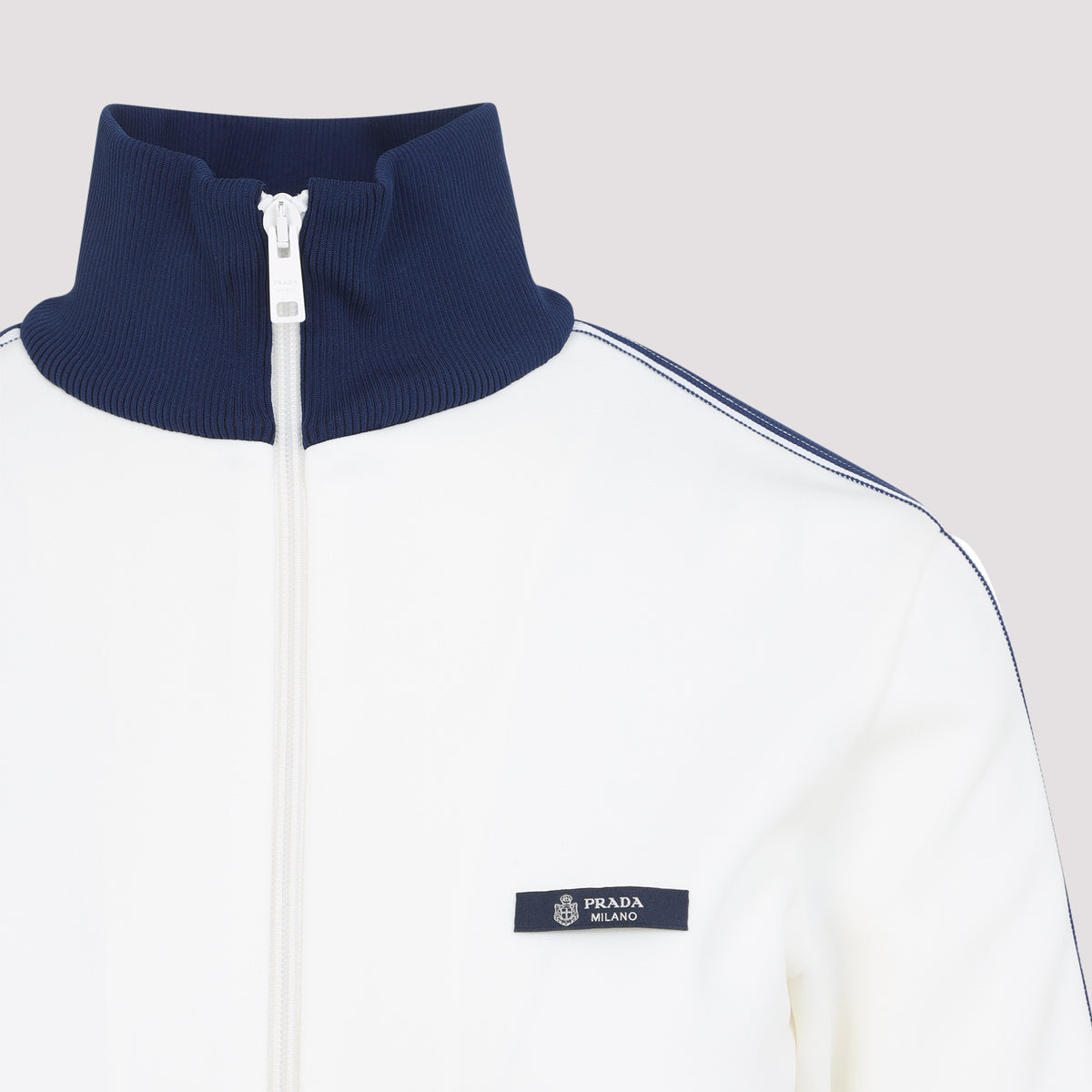 Prada Zip-Up Logo Jacket Women