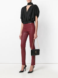 SAINT LAURENT Saint Laurent Women Classic Cassandre Chain Wallet In Grain De Poudre Leather