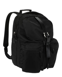 Ferragamo Mens Nylon Gancini Technical Backpack
