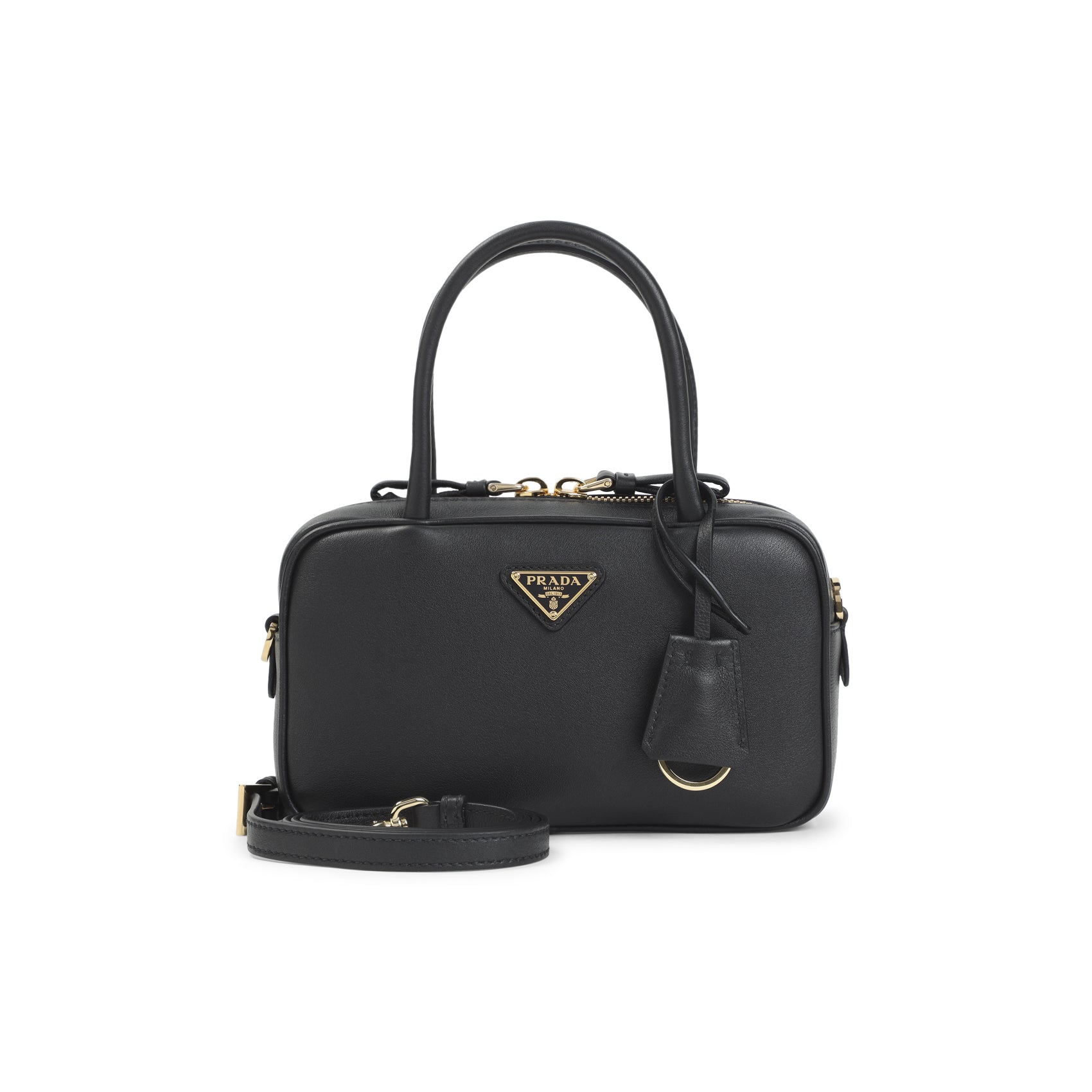 Prada Calf Leather Handbag Women
