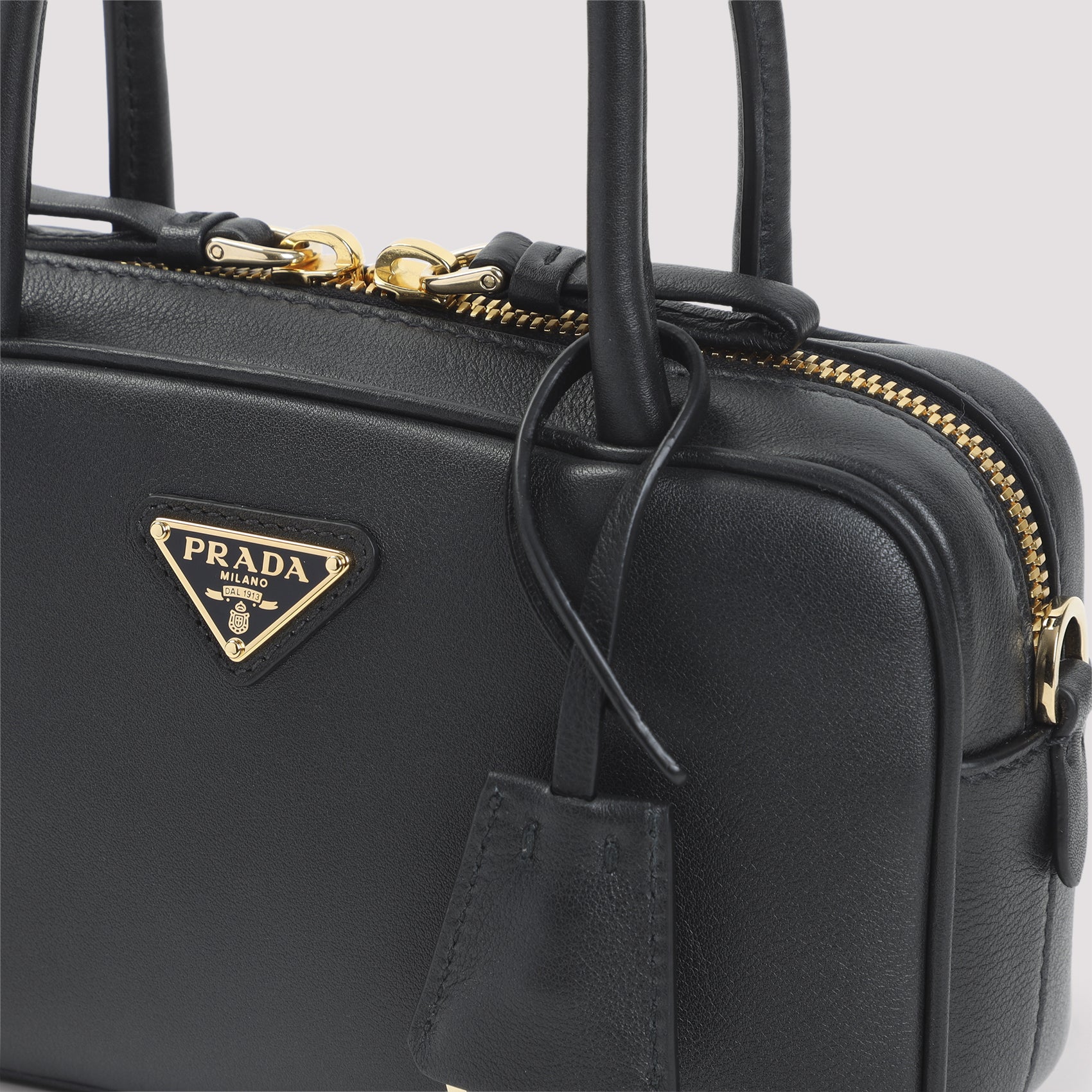 Prada Calf Leather Handbag Women