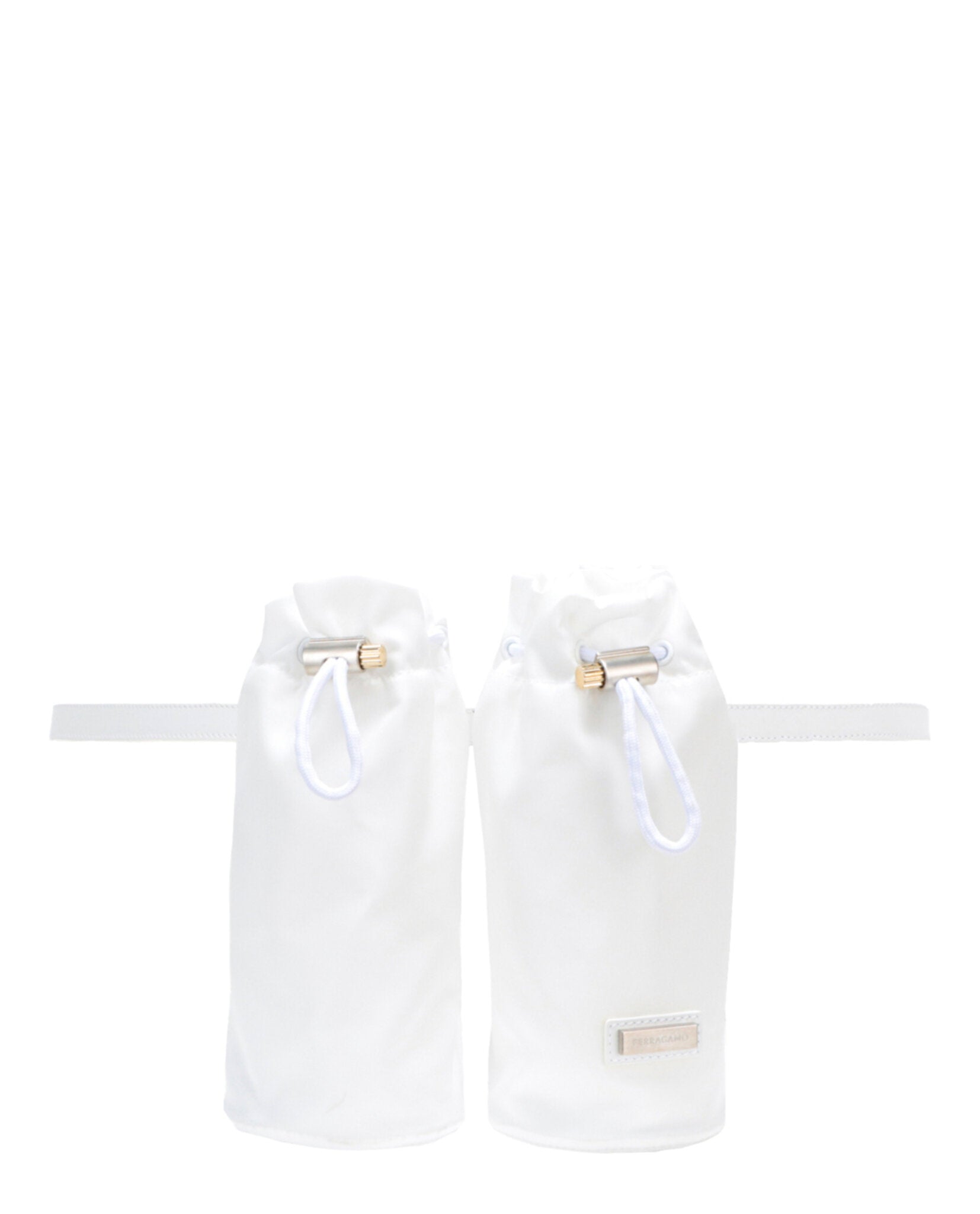 Ferragamo Womens Double-Bottle Belt Bag ONE SIZE White