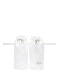 Ferragamo Womens Double-Bottle Belt Bag ONE SIZE White