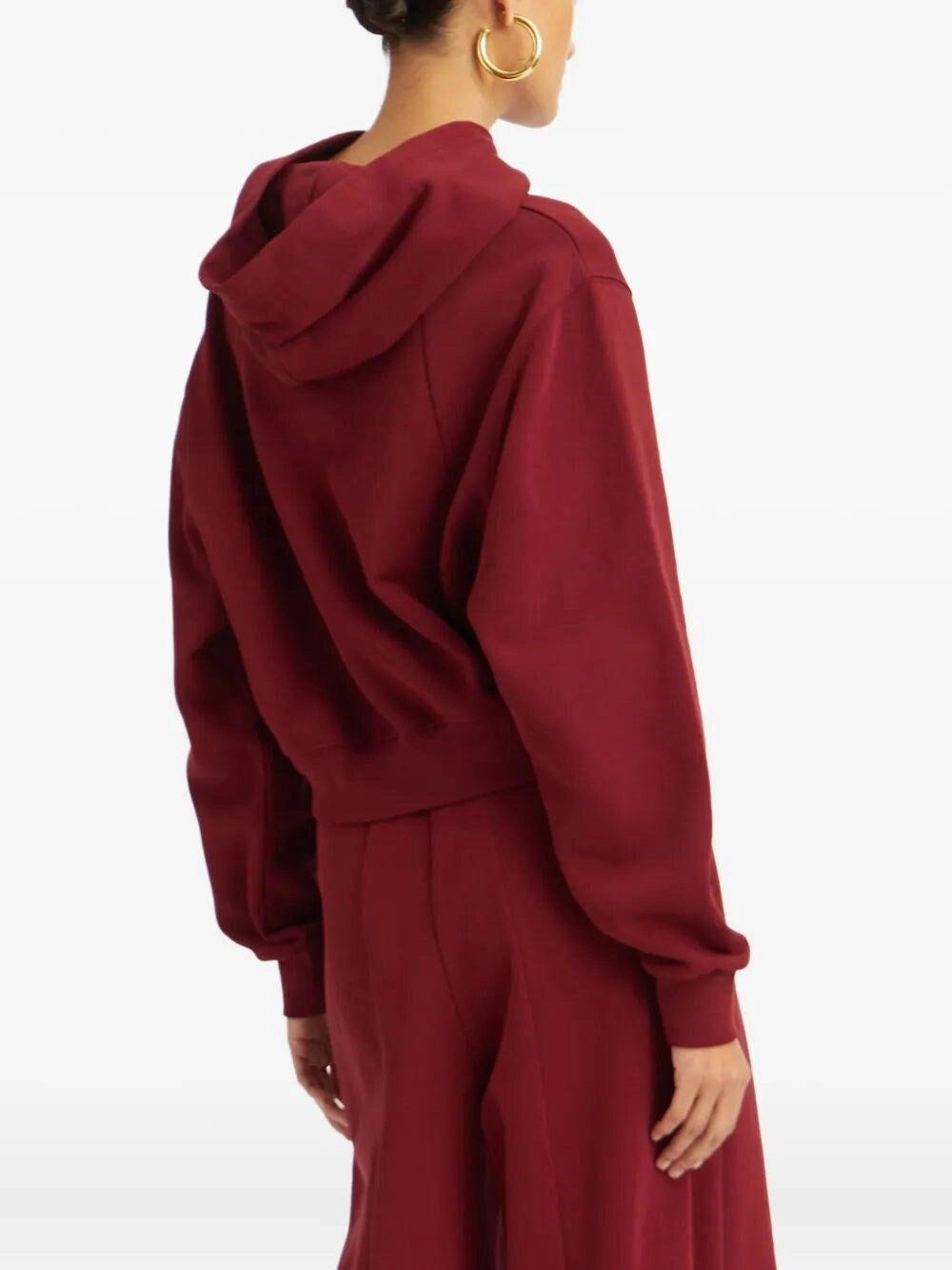 Rotate Rotate Women Terry Back Cropped Hoodie