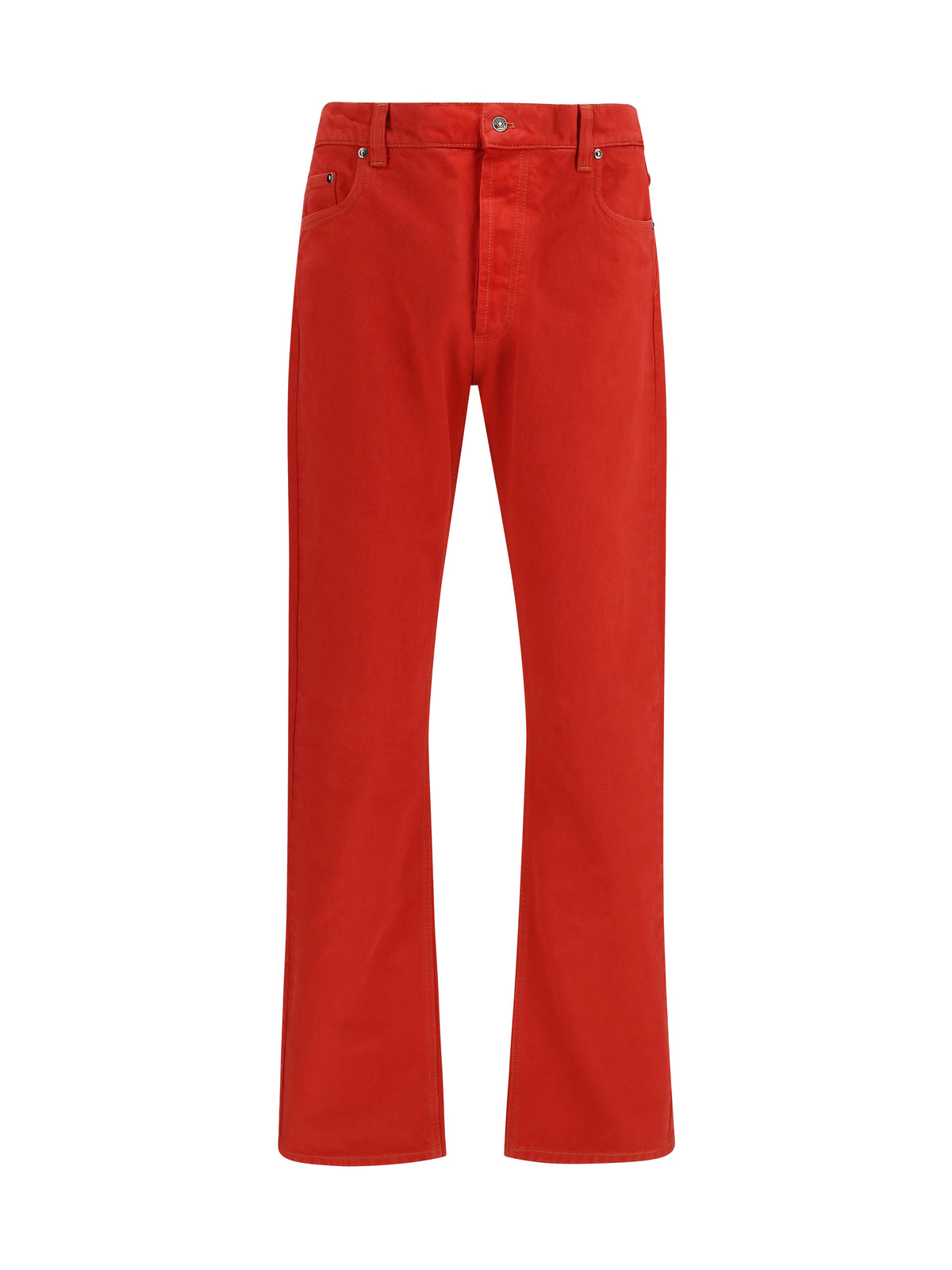 Versace Men Straight-Leg Cotton Denim Jeans