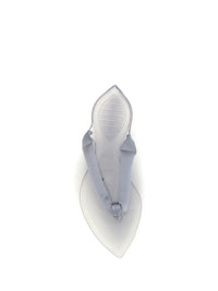 Alaïa Women Satin Flip-Flop Sandals