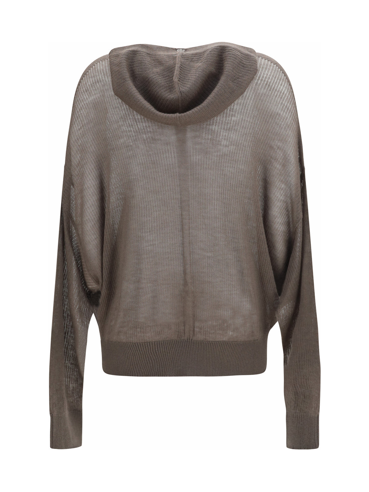RICK OWENS Rick Owens Women Semi-Sheer Knit Hoodie