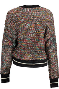 Desigual Desigual Enigmatic Black Sweater with Contrasting Women's Details