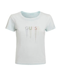 Guess Short Sleeve Embroidered Logo Tee
