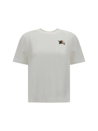 BURBERRY Burberry Women Knight Check Cotton T-Shirt
