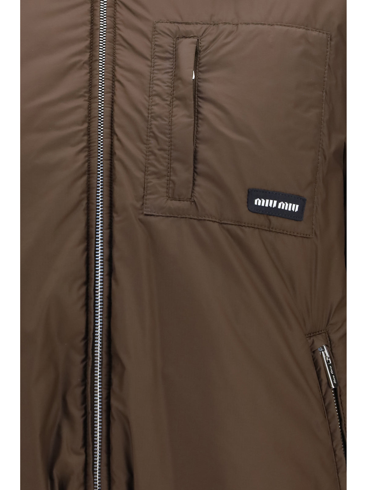 Miu Miu Women Short Ripstop Down Jacket