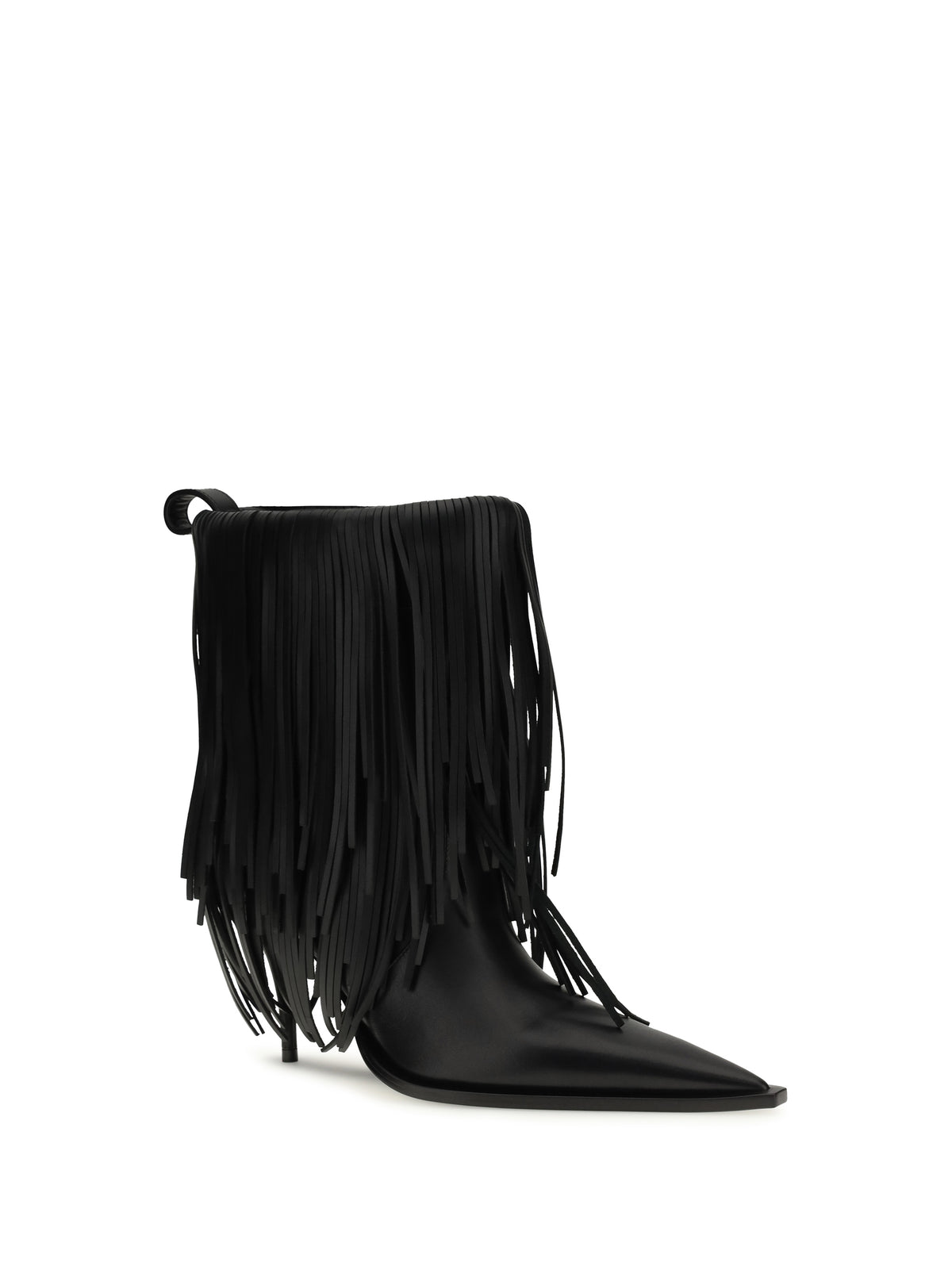 BALENCIAGA Balenciaga Women Avenue Fringe Ankle Boots