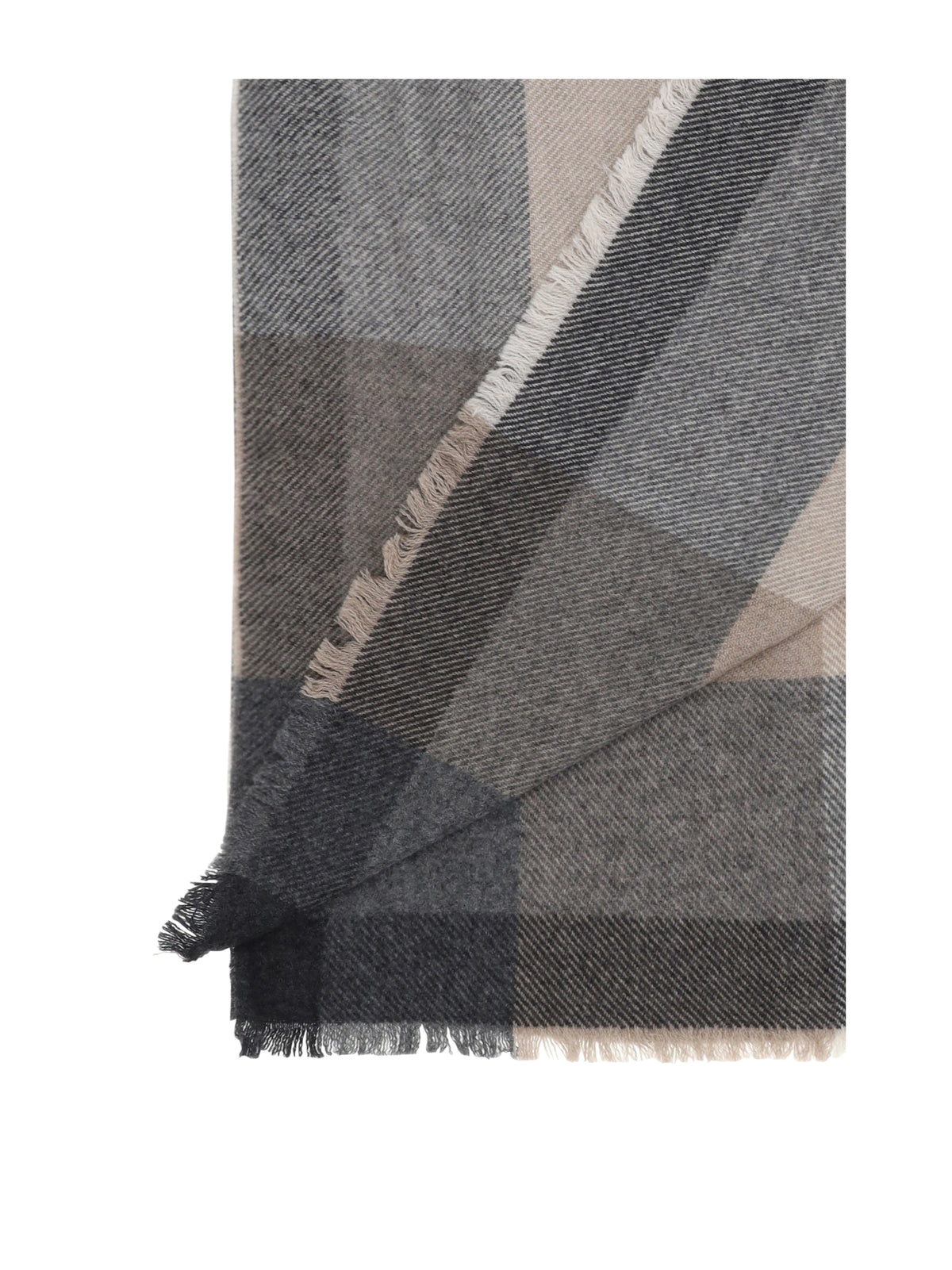 Brunello Cucinelli Men Wool And Cashmere Scarf