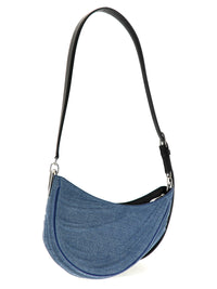 MUGLER Mugler Women 'Medium Denim Spiral Curve 01' Shoulder Bag
