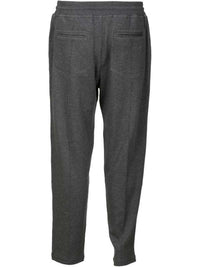 Brunello Cucinelli Brunello Cucinelli Cotton-Blend Drawstring Front Seam Sweatpants