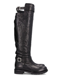 Jimmy Choo Women Biker Knee Boot
