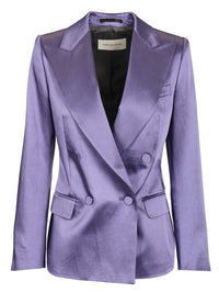 Dries Van Noten Women Blazer In Shiny Satin