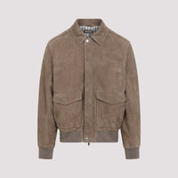BRUNELLO CUCINELLI Brunello Cucinelli Leather Bomber Jacket Men
