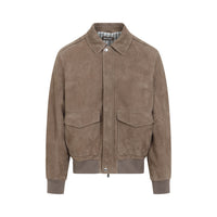 BRUNELLO CUCINELLI Brunello Cucinelli Leather Bomber Jacket Men