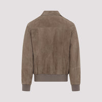 BRUNELLO CUCINELLI Brunello Cucinelli Leather Bomber Jacket Men