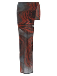 JEAN PAUL GAULTIER Jean Paul Gaultier Women 'The Red Blurry Roses' Skort