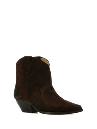 Isabel Marant Women Dewina Suede Cowboy Ankle Boots