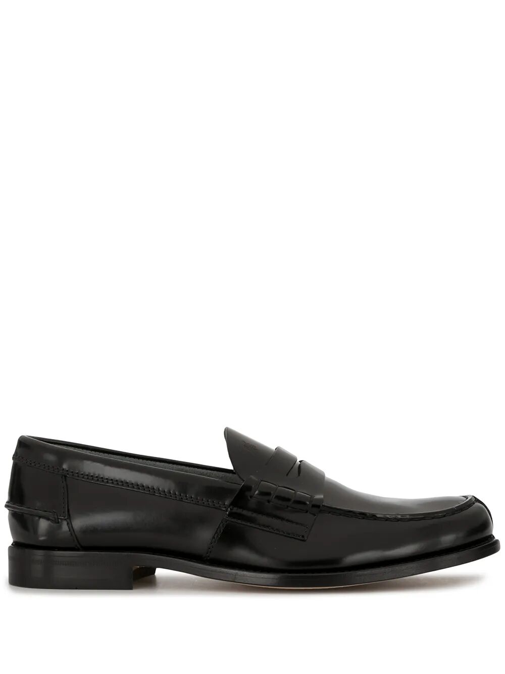 Tod's Men Semi-Shiny Leather Penny Loafers