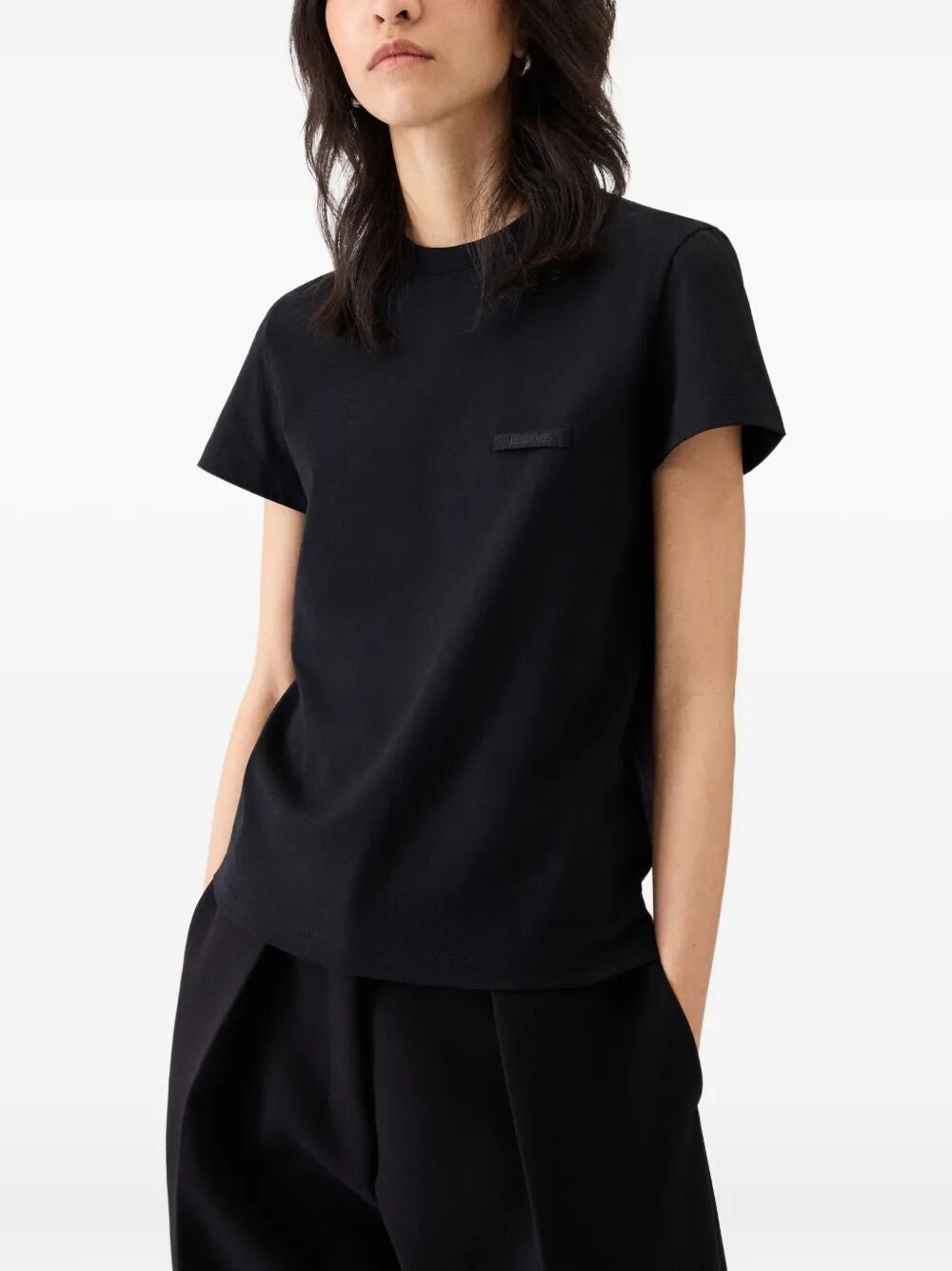JACQUEMUS Jacquemus Women Le T-Shirt Gros Grain In Cotton