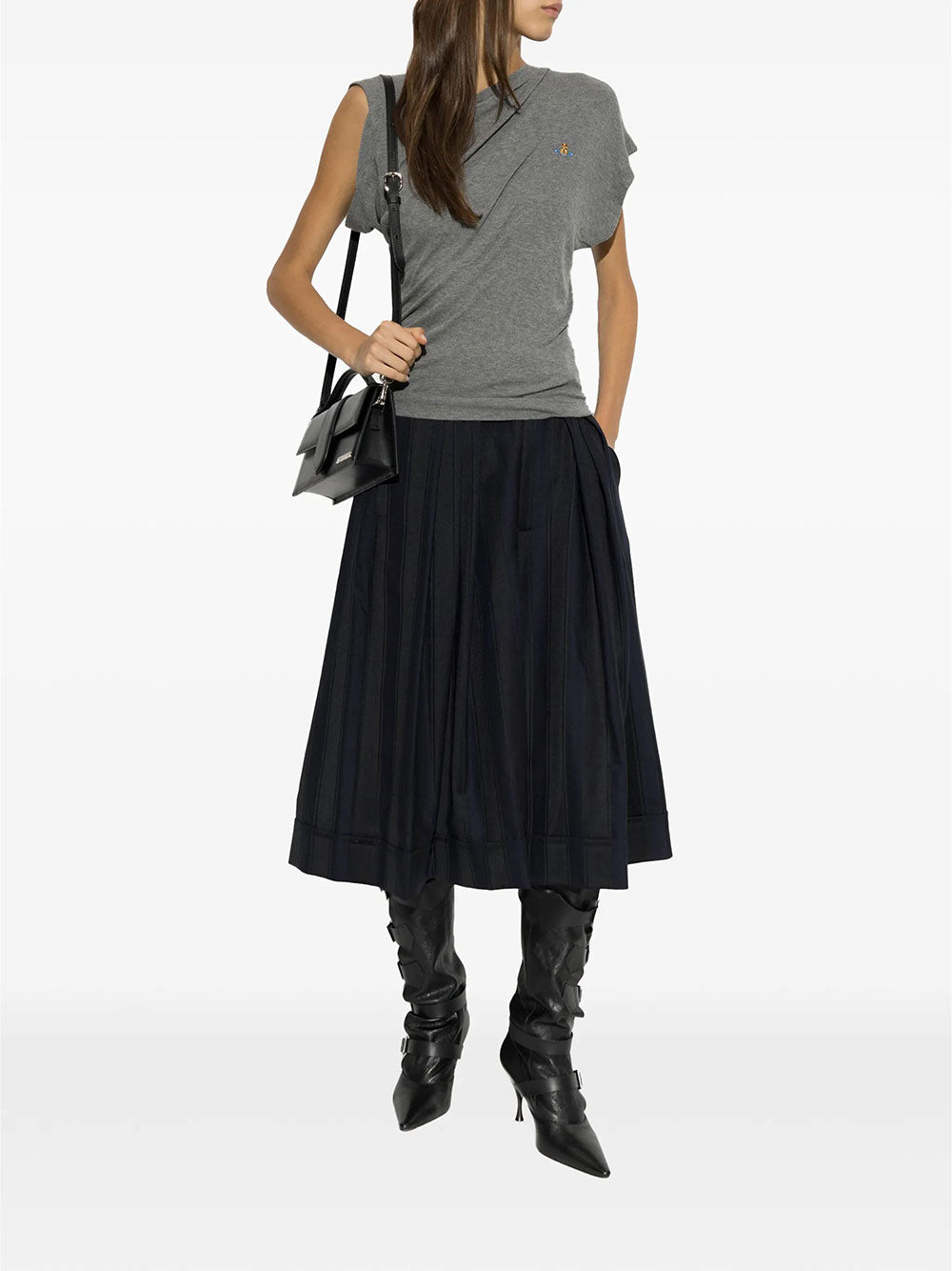 Vivienne Westwood POSTCODES サーモベレー Vivienne Westwood Women Top Hebo In Viscosa – Bluefly