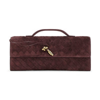 Bottega Veneta Andiamo Suede Clutch Women