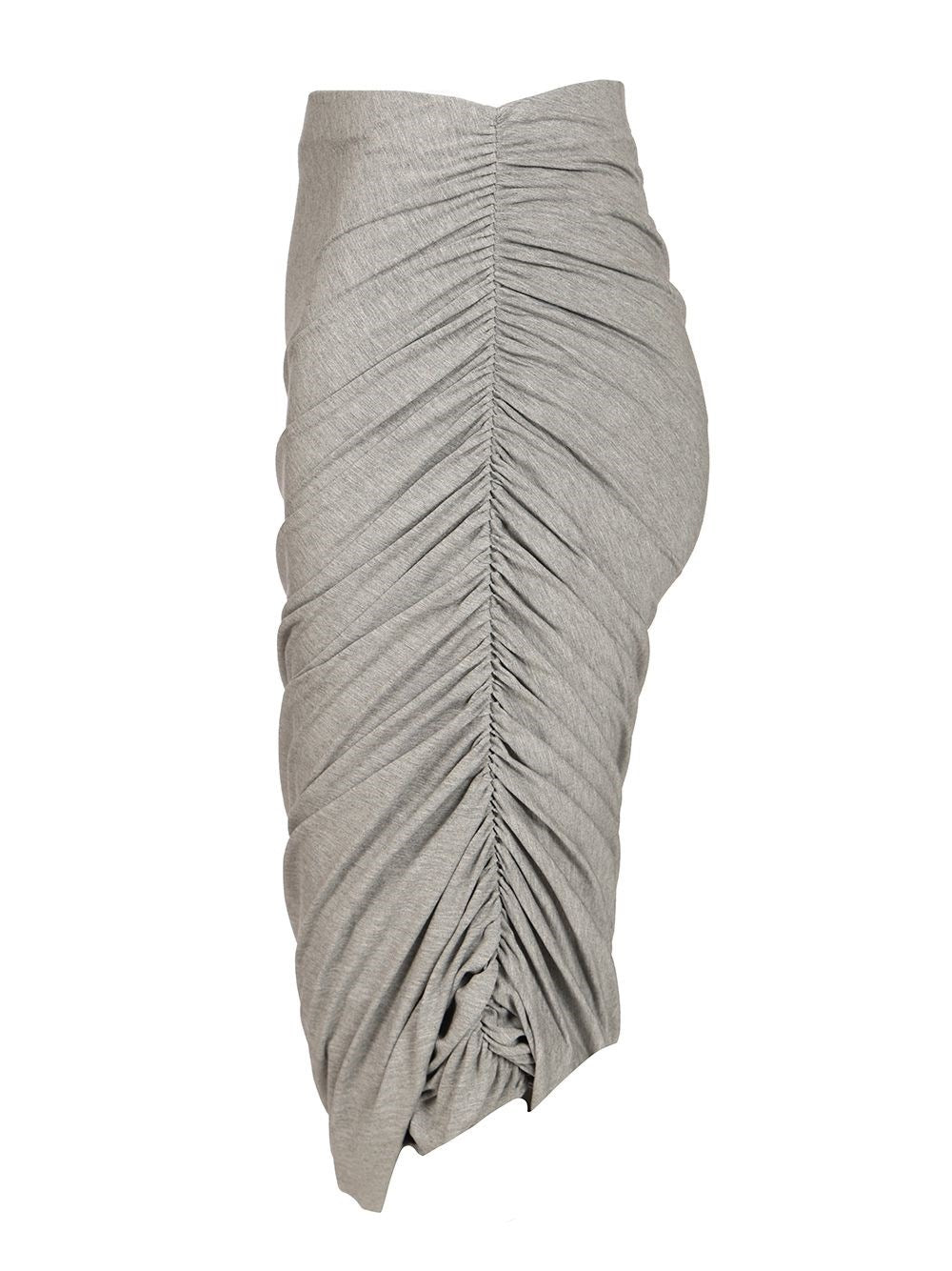 The Attico Women Gathered Midi Skirt