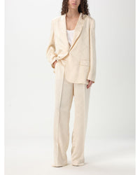 Twinset Silk ChainPrint Blazer Women White